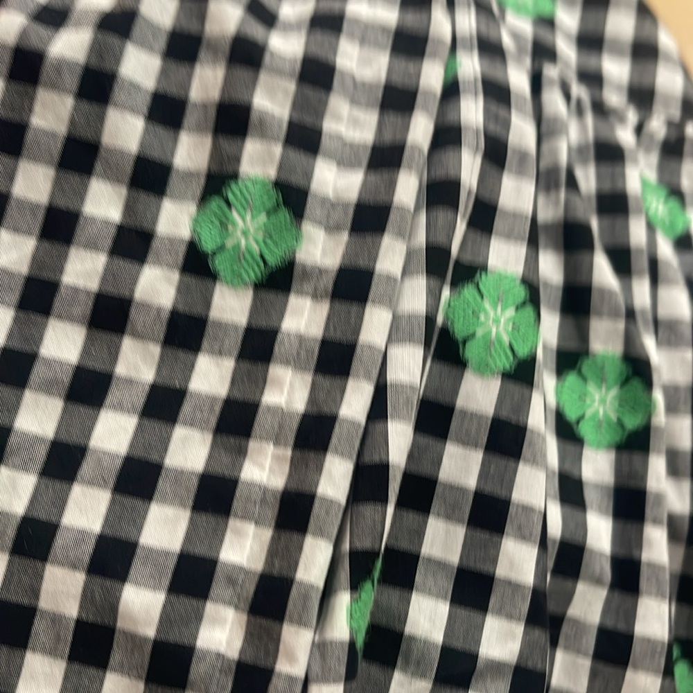 Kate Spade Gingham Voile Smocked Clover Dress - Picture 7 of 7